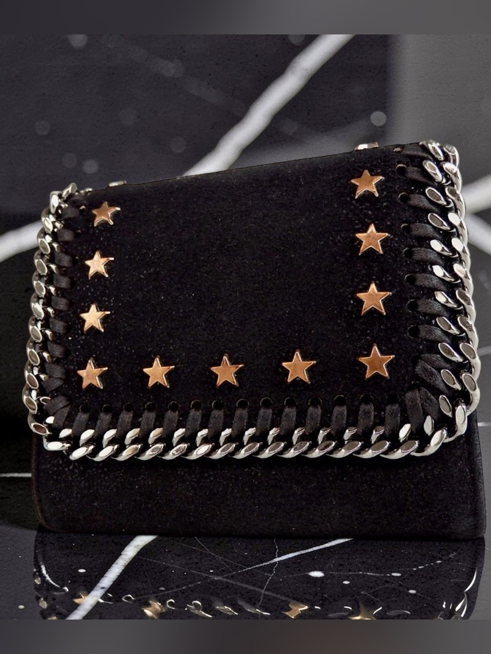Stella McCartney Falabella Trifold Wallet ✨🤩🖤